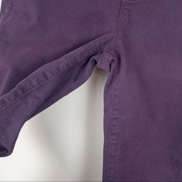 J Brand Womens Skinny Leg Jeans Aubergine Size 24 Purple Stretch Low Rise - Picture 7 of 11